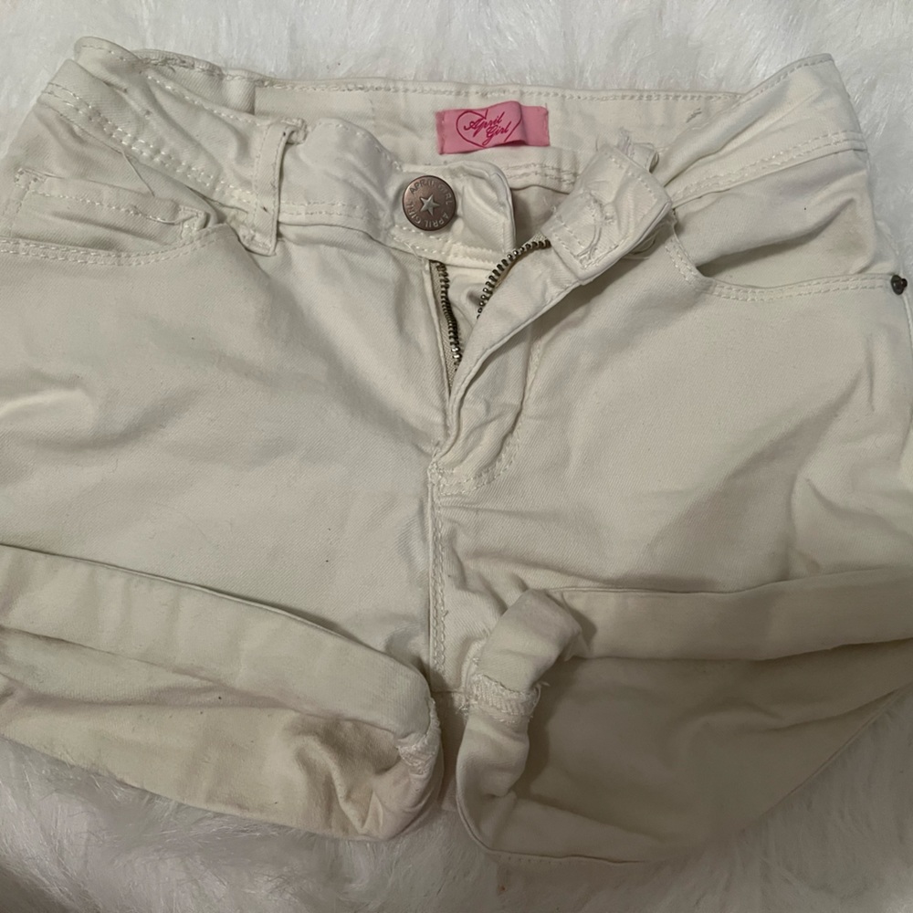 White shorts